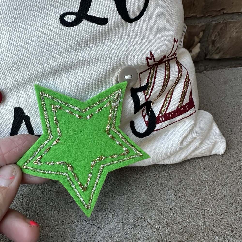 Christmas Square Advent Calendar Throw Pillow 18"x18" Button Detail Countdown - Picture 2 of 7